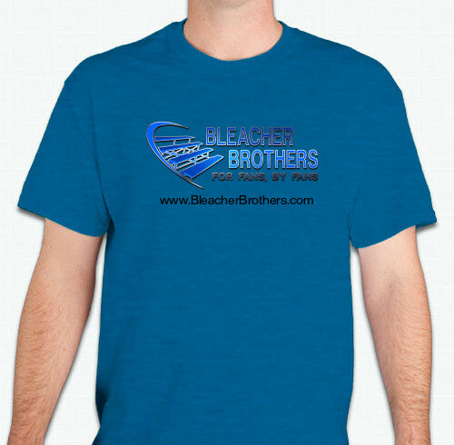 Bleacher Brothers Retro Logo Blue Tee