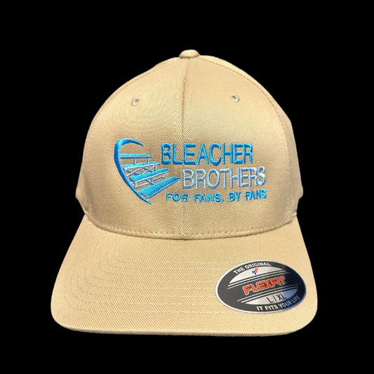 Bleacher Brothers Retro Logo Stretch Fit Cap - Tan