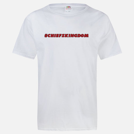 #ChiefsKingdom Tee Shirt - White