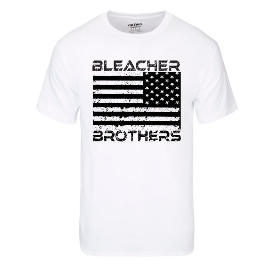Bleacher Brothers Distressed American Flag Tee Shirt