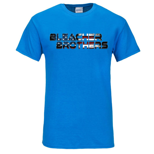 Bleacher Brothers American Flag Logo Tee Shirt